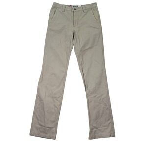 Mountain Khakis Mens 30x34 Broadway Fit Pants Khaki Tan Cotton Outdoor Rugged